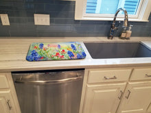 Load image into Gallery viewer, Texas Bluebonnets in Watercolor Dish Drying Mat