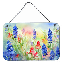 Load image into Gallery viewer, Texas Bluebonnets in Watercolor Wall or Door Hanging Prints