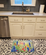 Load image into Gallery viewer, Texas Bluebonnets in Watercolor Memory Foam Kitchen Mat