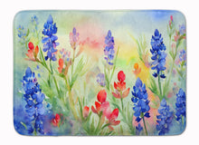 Load image into Gallery viewer, Texas Bluebonnets in Watercolor Memory Foam Kitchen Mat