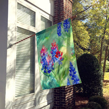 Load image into Gallery viewer, Texas Bluebonnets in Watercolor House Flag