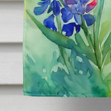 Load image into Gallery viewer, Texas Bluebonnets in Watercolor House Flag