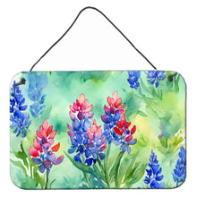 Load image into Gallery viewer, Texas Bluebonnets in Watercolor Wall or Door Hanging Prints
