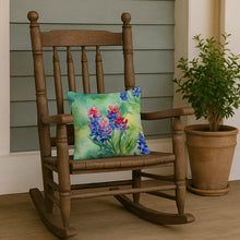 Load image into Gallery viewer, Texas Bluebonnets in Watercolor Throw Pillow