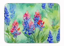 Load image into Gallery viewer, Texas Bluebonnets in Watercolor Memory Foam Kitchen Mat