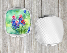 Load image into Gallery viewer, Texas Bluebonnets in Watercolor Compact Mirror