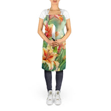 Load image into Gallery viewer, Utah Sego Lilies in Watercolor Apron – Artist-Designed Kitchen, BBQ &amp; Craft Apron