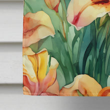 Load image into Gallery viewer, Utah Sego Lilies in Watercolor House Flag