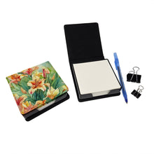 Load image into Gallery viewer, Utah Sego Lilies in Watercolor PU Leather Note Paper Holder