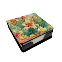 Load image into Gallery viewer, Utah Sego Lilies in Watercolor PU Leather Note Paper Holder