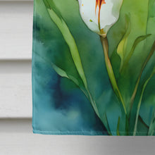 Load image into Gallery viewer, Utah Sego Lilies in Watercolor House Flag