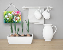 Load image into Gallery viewer, Utah Sego Lilies in Watercolor Wall or Door Hanging Prints