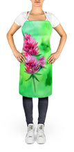 Load image into Gallery viewer, Vermont Red Clover in Watercolor Apron – Artist-Designed Kitchen, BBQ &amp; Craft Apron