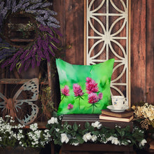 Load image into Gallery viewer, Vermont Red Clover in Watercolor Throw Pillow
