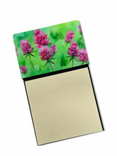 Load image into Gallery viewer, Vermont Red Clover in Watercolor Sticky Note Holder- Refiilable Desk Accessory Note Pad