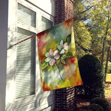 Load image into Gallery viewer, Virginia American Dogwood in Watercolor House Flag