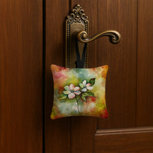 Load image into Gallery viewer, Virginia American Dogwood in Watercolor Hanging Square Fabric Ornament 3.5 × 3.5