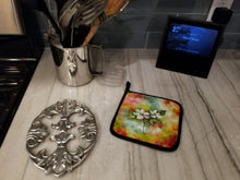 Load image into Gallery viewer, Virginia American Dogwood in Watercolor Pair of Pot Holders