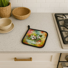 Load image into Gallery viewer, Virginia American Dogwood in Watercolor Pair of Pot Holders
