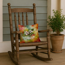 Load image into Gallery viewer, Virginia American Dogwood in Watercolor Throw Pillow