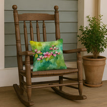 Load image into Gallery viewer, Virginia American Dogwood in Watercolor Throw Pillow