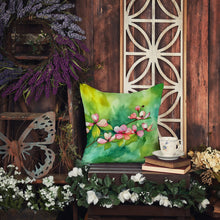 Load image into Gallery viewer, Virginia American Dogwood in Watercolor Throw Pillow