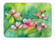 Load image into Gallery viewer, Virginia American Dogwood in Watercolor Memory Foam Kitchen Mat