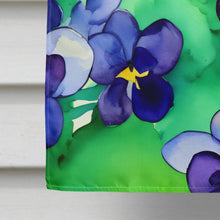 Load image into Gallery viewer, Wisconsin Wood Violets in Watercolor House Flag