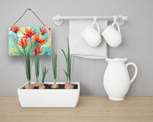 Load image into Gallery viewer, Wyoming Indian Paintbrush in Watercolor Wall or Door Hanging Prints