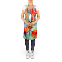 Load image into Gallery viewer, Wyoming Indian Paintbrush in Watercolor Apron – Artist-Designed Kitchen, BBQ &amp; Craft Apron
