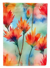 Load image into Gallery viewer, Wyoming Indian Paintbrush in Watercolor House Flag