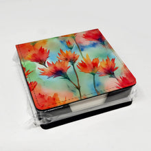 Load image into Gallery viewer, Wyoming Indian Paintbrush in Watercolor PU Leather Note Paper Holder