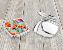 Load image into Gallery viewer, Wyoming Indian Paintbrush in Watercolor Compact Mirror