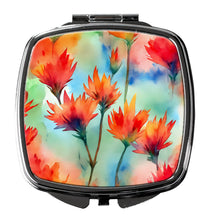 Load image into Gallery viewer, Wyoming Indian Paintbrush in Watercolor Compact Mirror