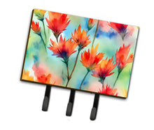Load image into Gallery viewer, Wyoming Indian Paintbrush in Watercolor Leash or Key Holder