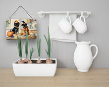 Load image into Gallery viewer, Affenpinscher Fall Kitchen Pumpkins Wall or Door Hanging Prints