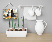 Load image into Gallery viewer, Afghan Hound Fall Kitchen Pumpkins Wall or Door Hanging Prints