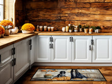 Load image into Gallery viewer, Afghan Hound Fall Kitchen Pumpkins Runner Mat 28x58