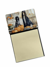 Load image into Gallery viewer, Afghan Hound Fall Kitchen Pumpkins Sticky Note Holder- Refiilable Desk Accessory Note Pad