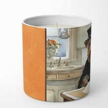 Load image into Gallery viewer, Airedale Terrier Fall Kitchen Pumpkins Decorative Soy Candle