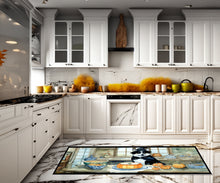 Load image into Gallery viewer, Akita Fall Kitchen Pumpkins Runner Mat 28x58