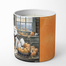 Load image into Gallery viewer, American Eskimo Fall Kitchen Pumpkins Decorative Soy Candle