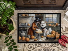 Load image into Gallery viewer, American Eskimo Fall Kitchen Pumpkins Doormat -  18x27 Decorative Floor Mat – Indoor/Outdoor Rug