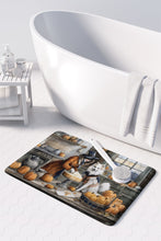 Load image into Gallery viewer, American Eskimo Fall Kitchen Pumpkins Memory Foam Kitchen Mat