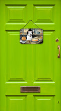 Load image into Gallery viewer, Pit Bull Terrier Fall Kitchen Pumpkins Wall or Door Hanging Prints