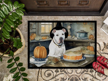 Load image into Gallery viewer, Pit Bull Terrier Fall Kitchen Pumpkins Doormat -  18x27 Decorative Floor Mat – Indoor/Outdoor Rug