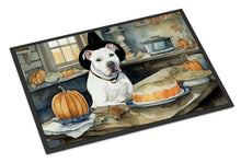 Load image into Gallery viewer, Pit Bull Terrier Fall Kitchen Pumpkins Doormat -  18x27 Decorative Floor Mat – Indoor/Outdoor Rug