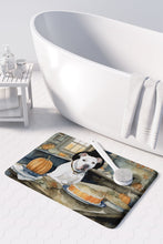 Load image into Gallery viewer, Pit Bull Terrier Fall Kitchen Pumpkins Memory Foam Kitchen Mat