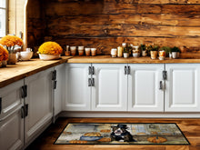 Load image into Gallery viewer, Pit Bull Terrier Fall Kitchen Pumpkins Runner Mat 28x58