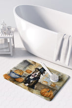 Load image into Gallery viewer, Pit Bull Terrier Fall Kitchen Pumpkins Memory Foam Kitchen Mat